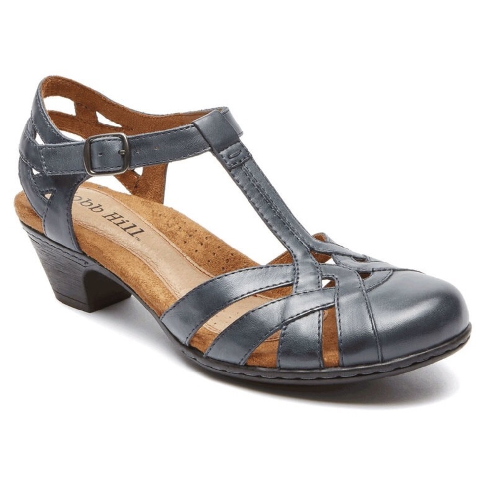 Cobb Hill Aubrey Sandal 8.5M in Navy - NEW!
